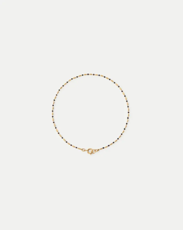 Enamel Bead Chain Anklet sold by Veronica Beard