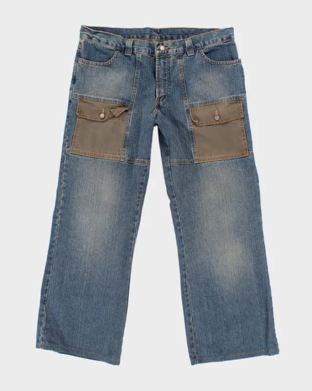 Vintage Y2k 00s Manager Wide Leg Jeans - W36 L28 sold by Rokit