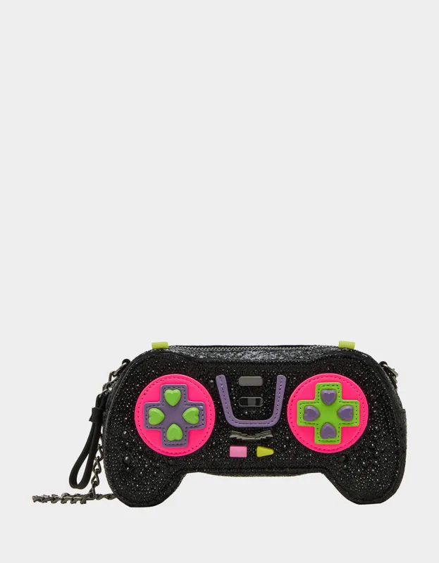 KITSCH LEVEL UP CROSSBODY BLACK sold by Betsey Johnson
