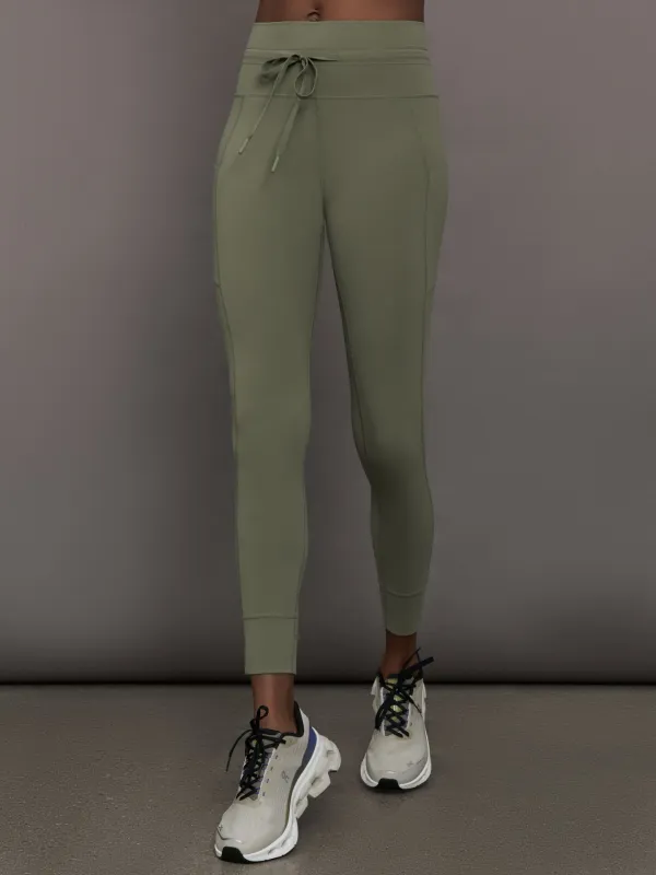 High Rise Sport Pocket Legging in Melt - Moss sold by Carbon38