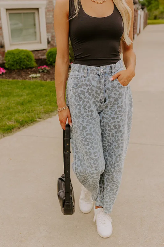 The Sadie High Waist Barrel Leg Jean sold by Impressions