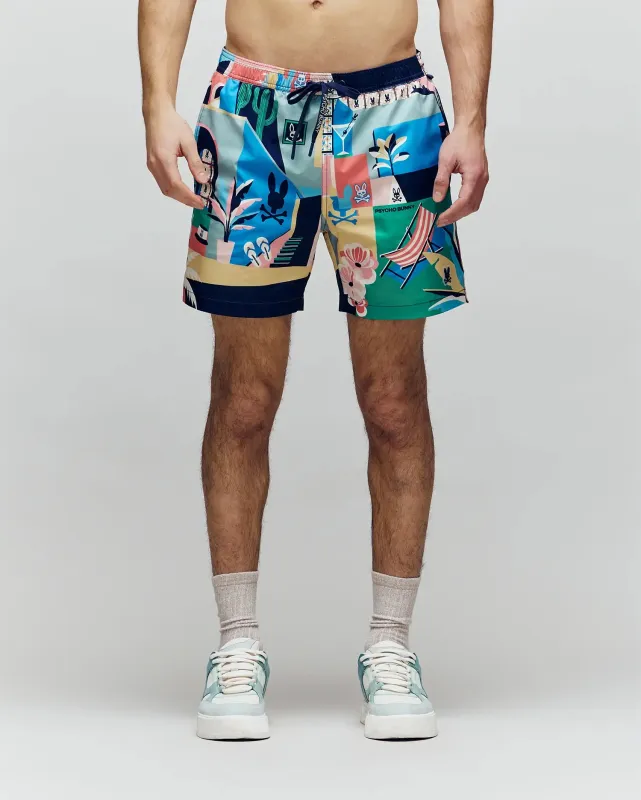 MENS BLAISE SWIM TRUNK - MB1000028 sold by Psycho Bunny