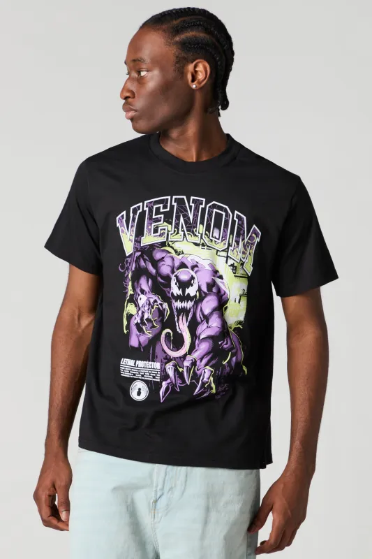 T-shirt à imprimé Venom sold by Urban Planet