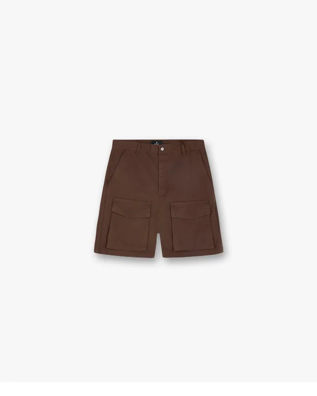 Front Pocket Cargo Short - Tobacco sold by Represent
