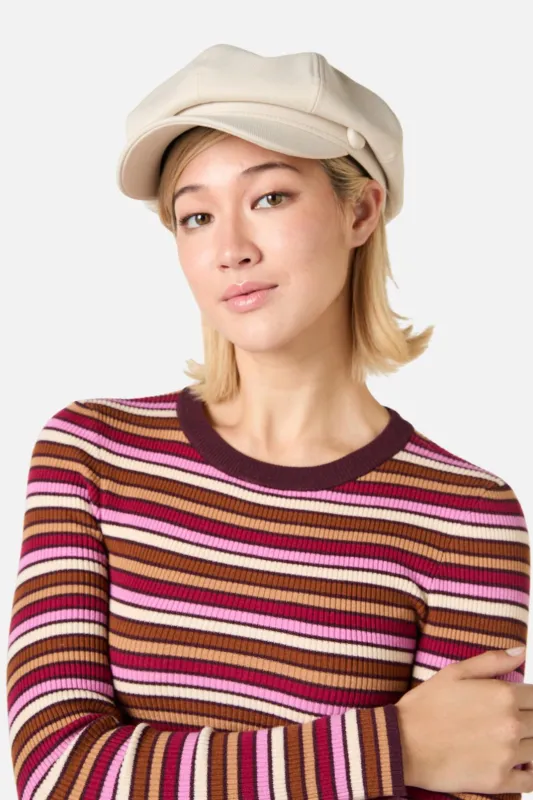 Cream Button Peak Hat sold by Princess Highway