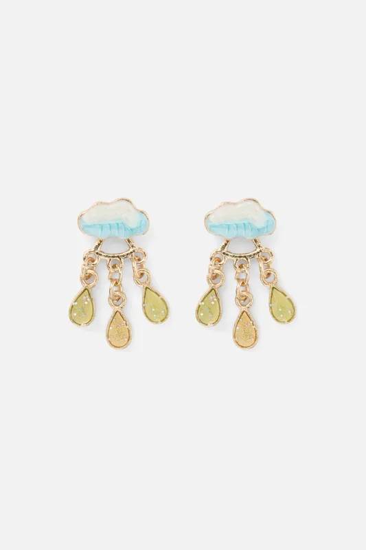Rain Cloud Earrings sold by Princess Highway