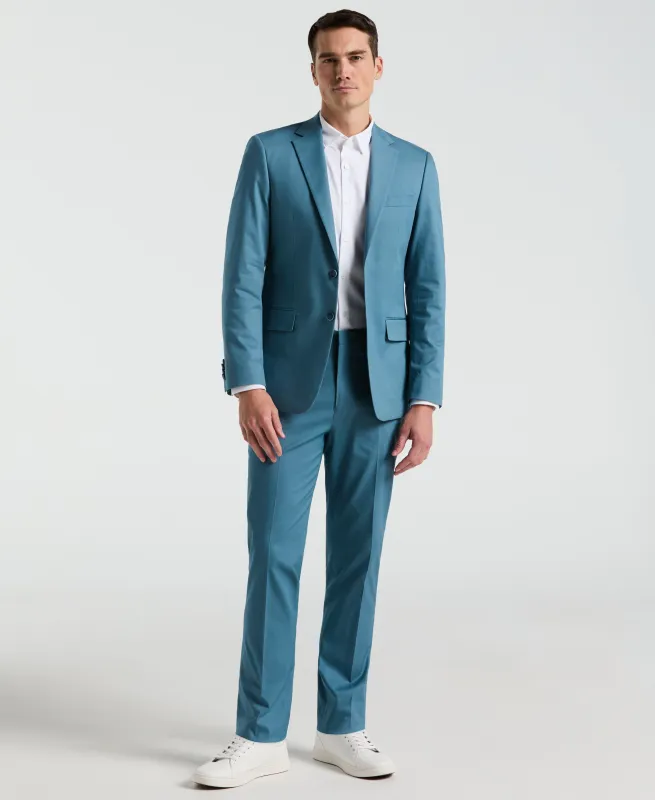 Slim Fit Solid Cotton Blend Suit Pant sold by Perry Ellis