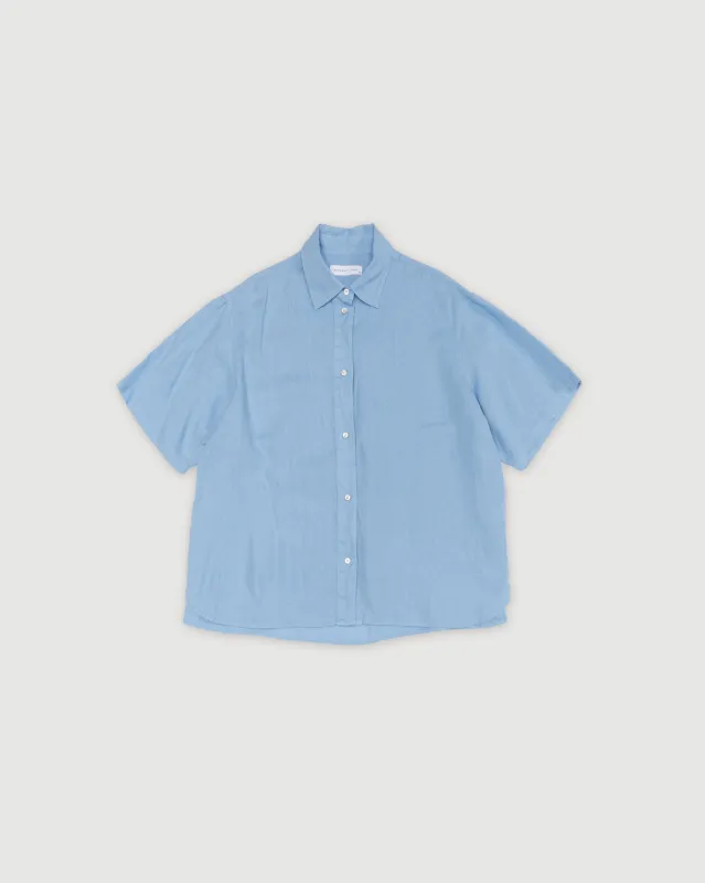 Re-Worn Womens Linen Short Sleeve Shirt sold by Assembly Label