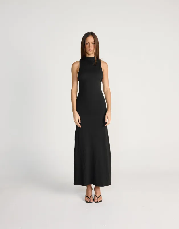 Oren Maxi Dress (Black) sold by Charcoal Clothing
