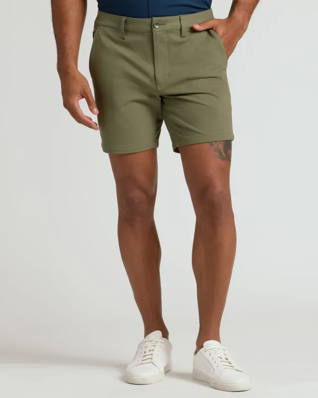 7" Military Green Chino Shorts 2.0 sold by True Classic