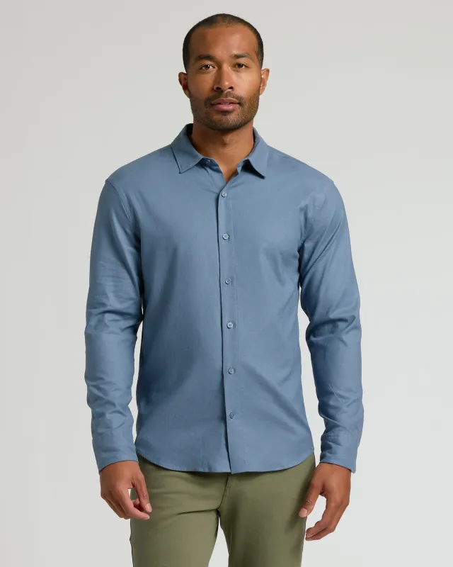 Fiord Long Sleeve Linen Shirt sold by True Classic