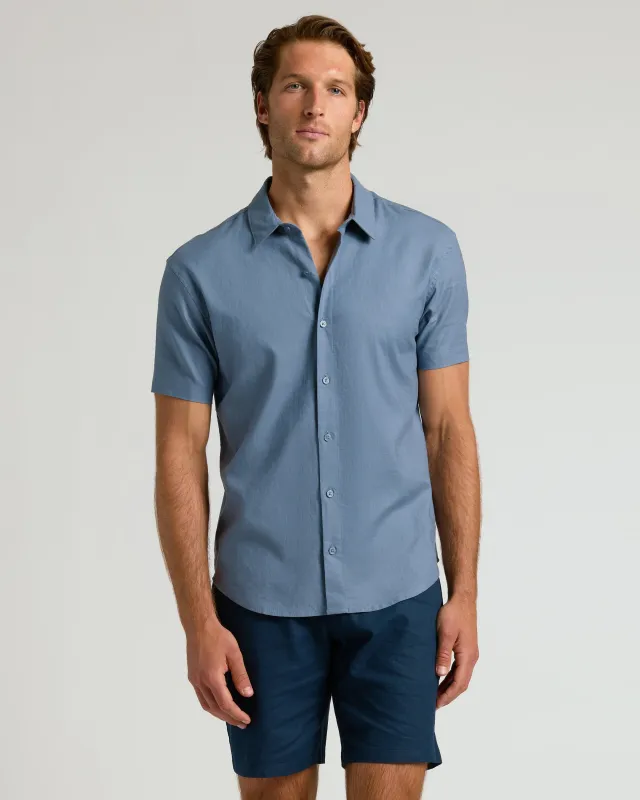 Fiord Short Sleeve Linen Shirt sold by True Classic