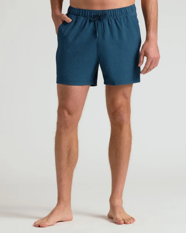 5" Underwater Seersucker Swim Trunks sold by True Classic