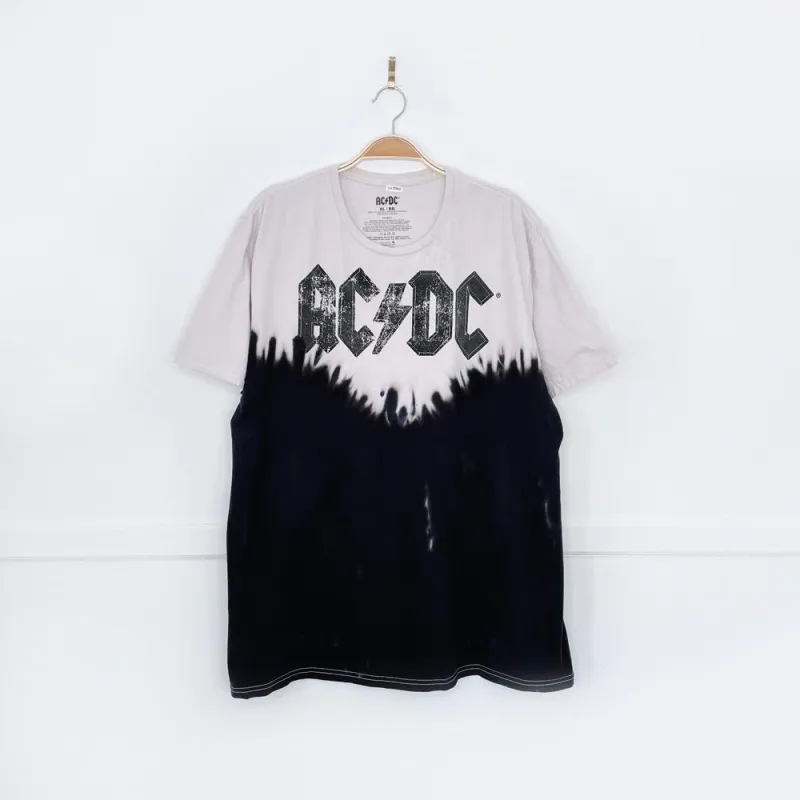 acdc x perryscope 2021 tie dye band tee sold by Good Market Thrift Store