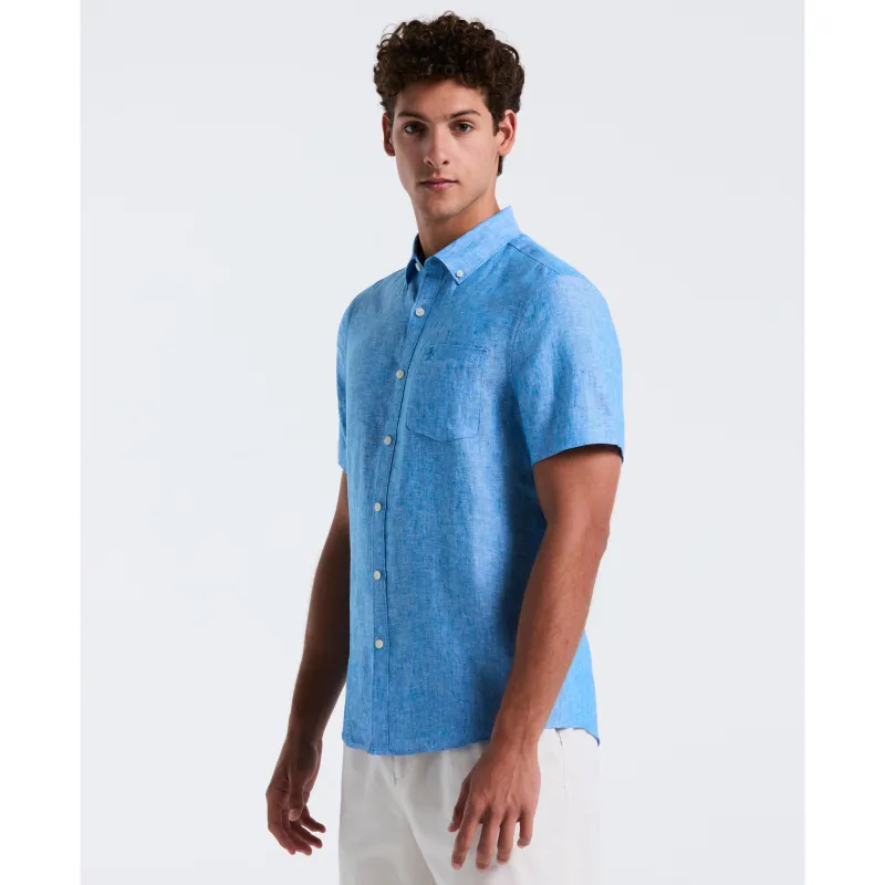 Short Sleeve Washed Linen Shirt sold by Original Penguin
