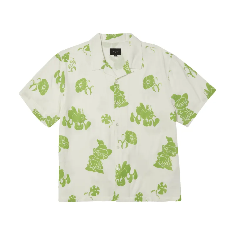 Trip Flocked Resort Shirt sold by HUF