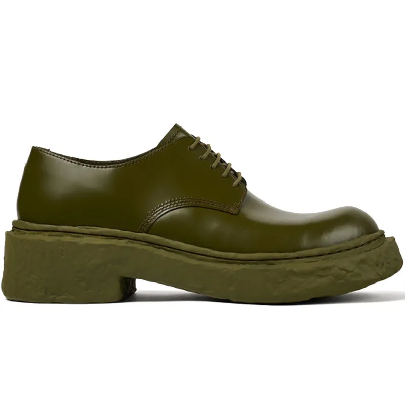 CamperLAB | Vamonos 'Green Leather Blucher' sold by Hatchet Outdoor Supply Co
