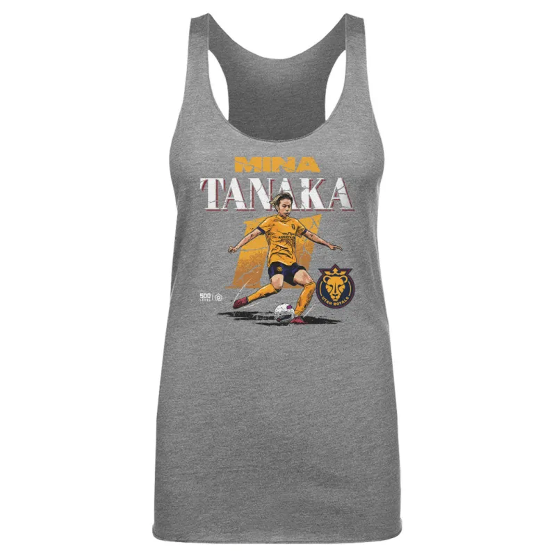 Mina Tanaka Utah Royals Cracked Number WHT sold by 500 Level
