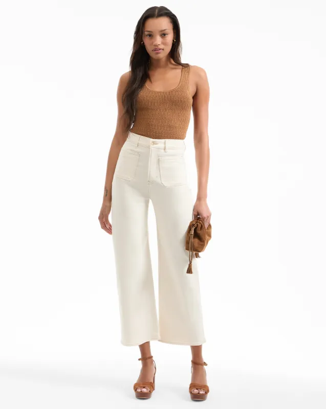 Grant Wide-Leg Jean sold by Veronica Beard