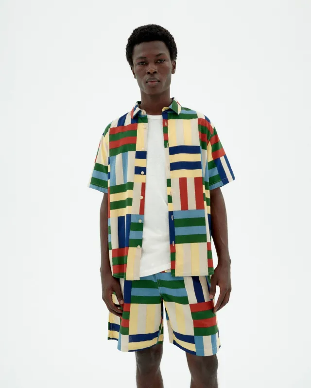 Men's Tom Button-Up Shirt Multicolor Field Check sold by Ivalo.com