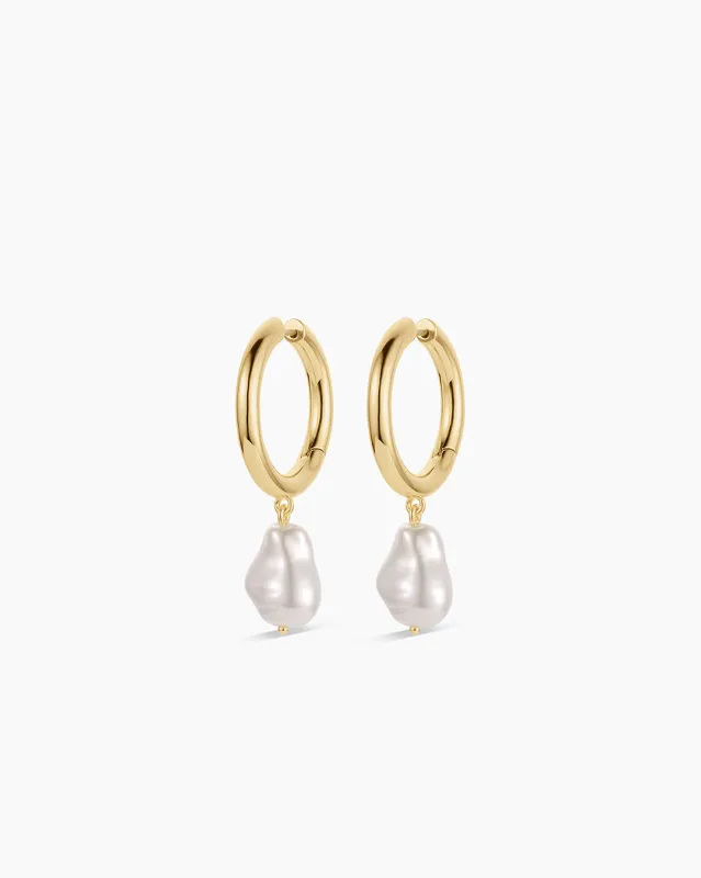 Pearl Cove Hoops sold by Gorjana