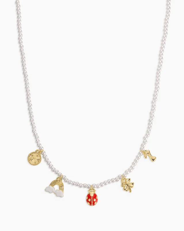 Lucky Mini Charm Necklace sold by Gorjana