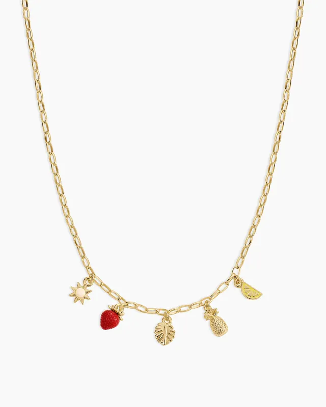 Summer Mini Charm Necklace sold by Gorjana