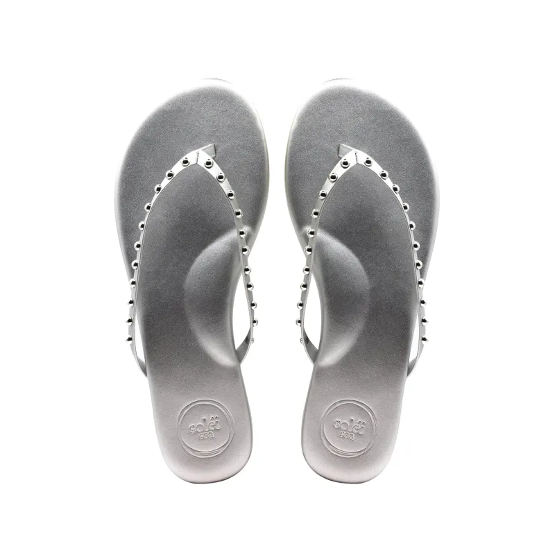 Indie Soho - Silver with Studs sold by Summersalt