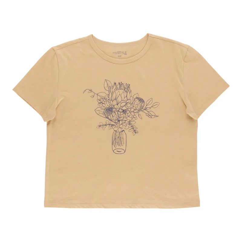 mySTYLE Women's Crew Neck T-Shirt sold by Giant Tiger