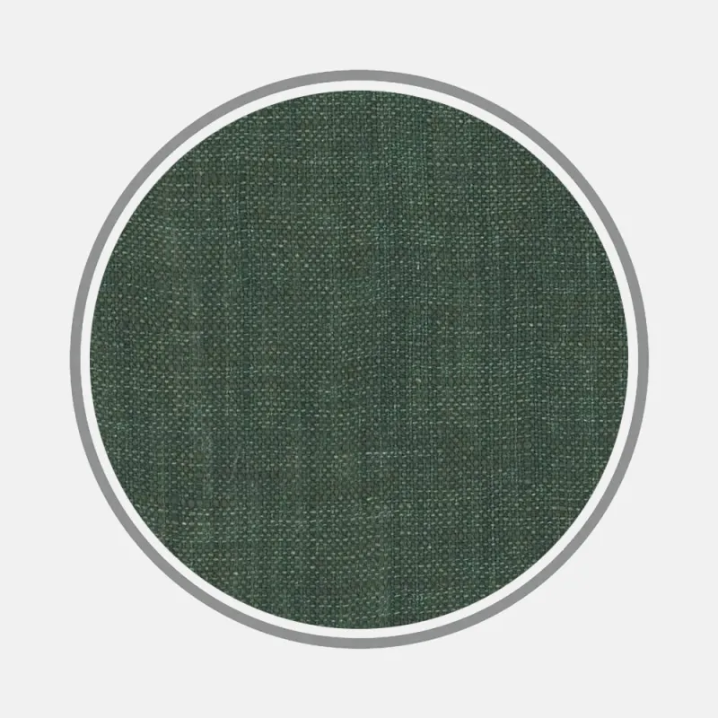 Forest Green Linen Fabric sold by Turnbull & Asser