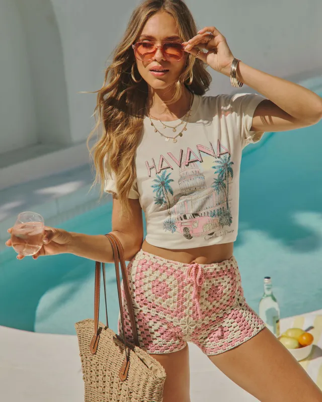 Havana Short Sleeve Graphic Tee sold by Vici