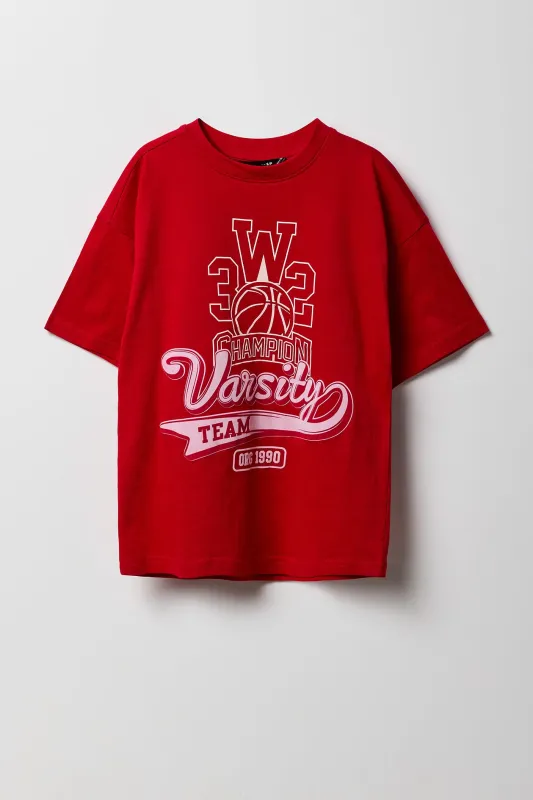 Boys Varsity Team Graphic T-Shirt sold by Urban Planet