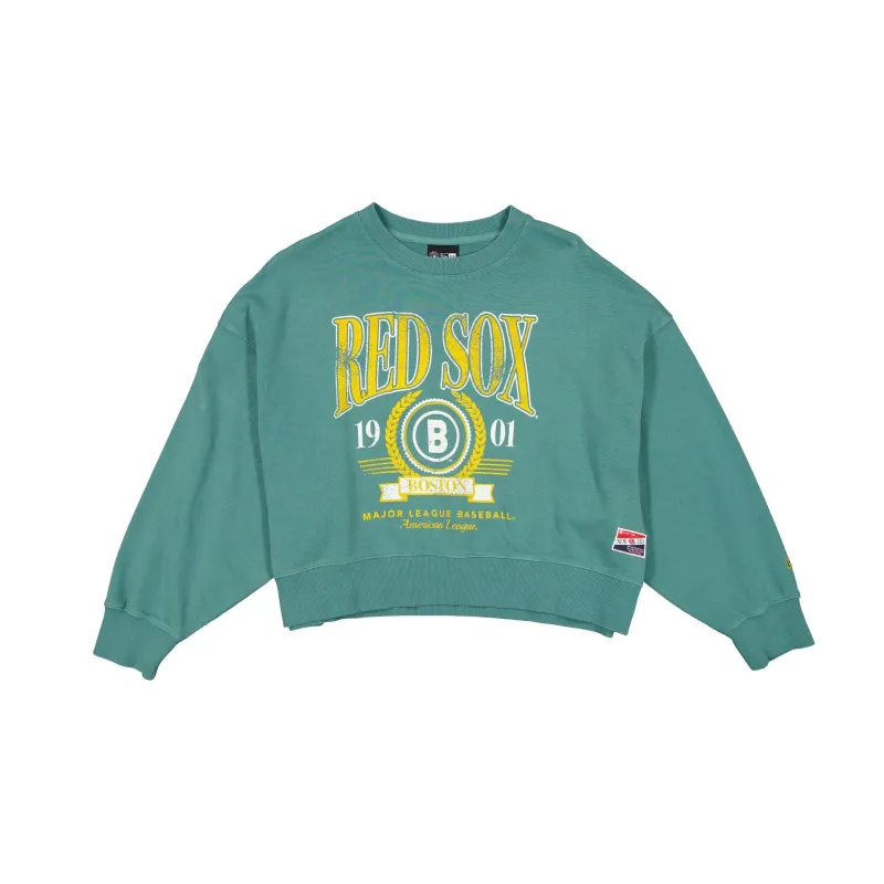 Boston Red Sox City Connect Women's Distressed Crewneck sold by New Era