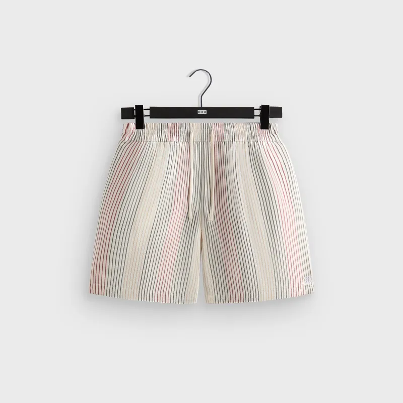 Kith Seersucker Lewis Short - White sold by Kith