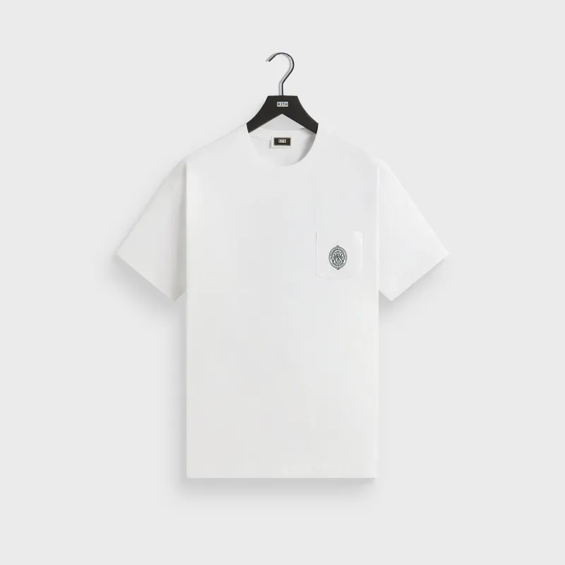 Kith Queens Crest Tee - White sold by Kith