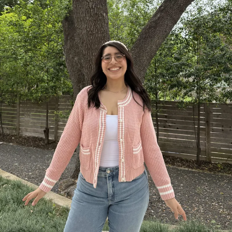 Uptown Cardigan - Pink sold by Shiny by Nature