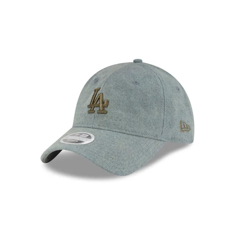 Los Angeles Dodgers Denim Blue Women's 9TWENTY Adjustable Hat sold by New Era