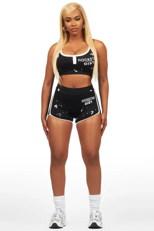 Tameka Black Short Set sold by Rockstar Original
