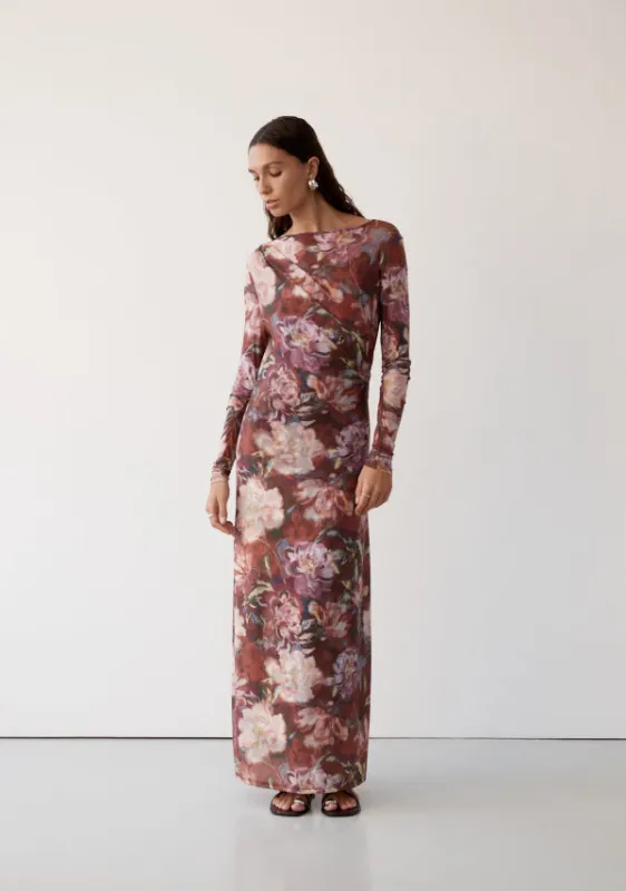 Giselle Mesh Maxi Dress sold by Mosthelabel