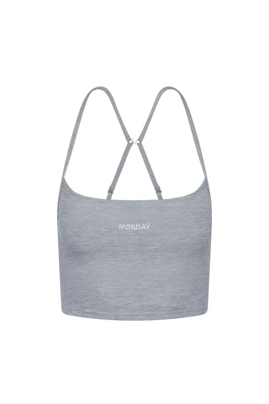 Olympic Tank - Heather Grey sold by Monday Swimwear