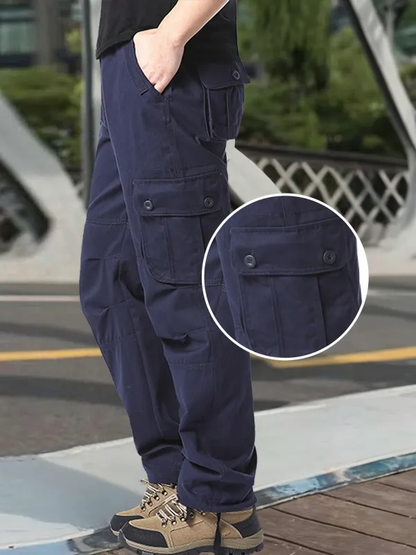 Men's Multi-Pocket Work Cargo Pants sold by Eleven Oasis