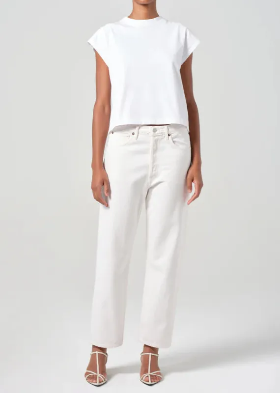 Agolde - 90's Crop Mid Rise Straight - Fortune Cookie sold by Jessie Boutique