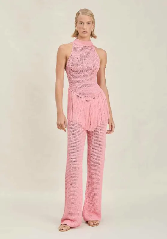 Devon Windsor - Tara Pant - Peach sold by Jessie Boutique