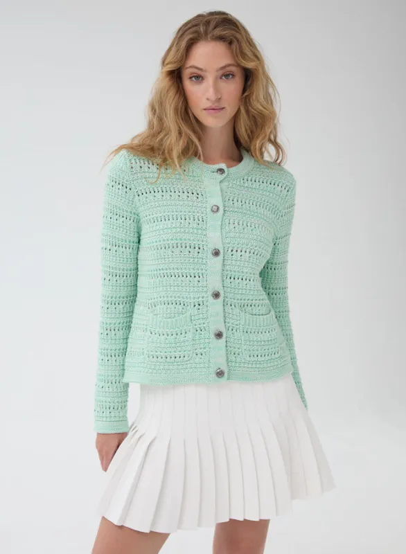 Autumn Cashmere - Texture Stitch Jacket - Multiple Colors sold by Jessie Boutique