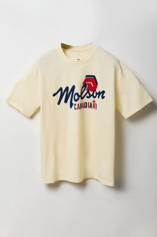 T-shirt à imprimé Molson Canadian sold by Urban Planet