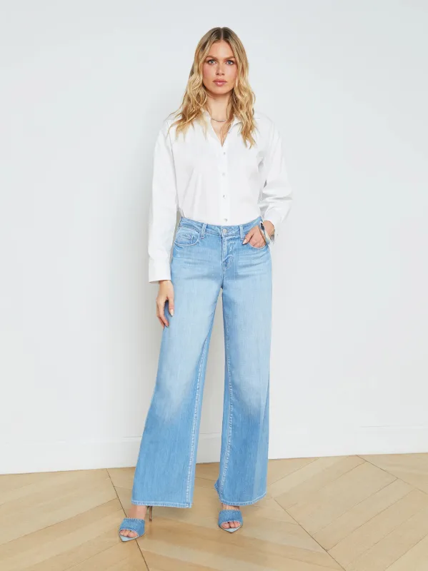 L'agence - Alicent Wide-Leg Jean -  Bayview sold by Jessie Boutique