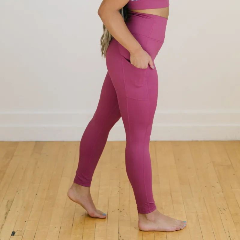 Inspire Leggings - Deep Orchid | MT SPORT sold by Maven Thread