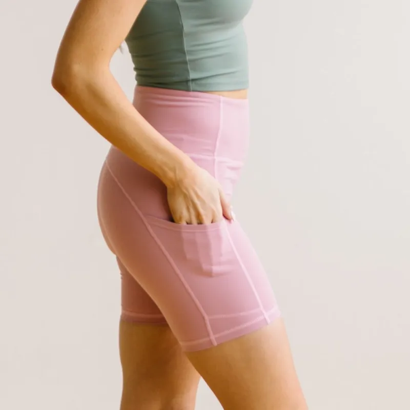 Biker Shorts - 6'' - Orchid | MT LUXE sold by Maven Thread