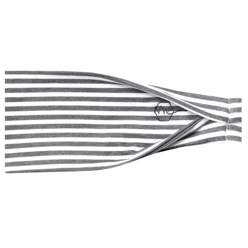 B&W Stripe - 4'' Headband Single sold by Maven Thread