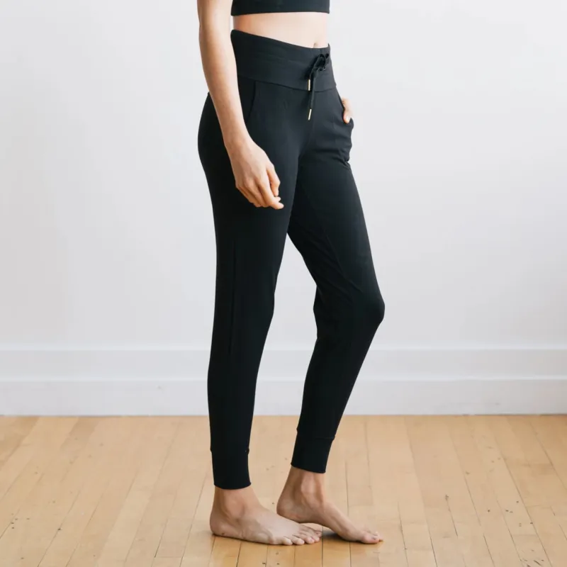 Warmup Joggers - Black | MT LUXE sold by Maven Thread